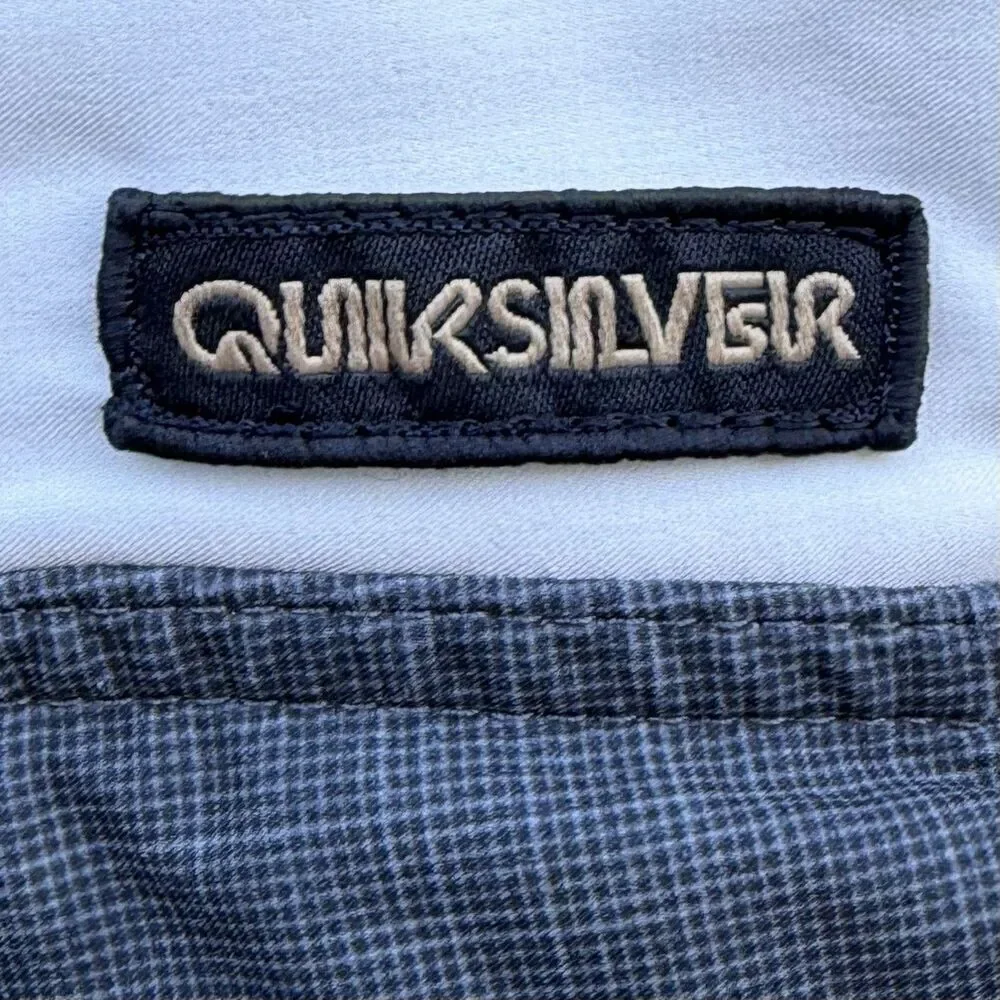 Quicksilver Highline Board Shorts Sz 31 Surfsilk  Antique White Swim Trunks